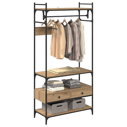 Wardrobe Artisan oak 89 x 39 x 184.5 cm Engineered wood