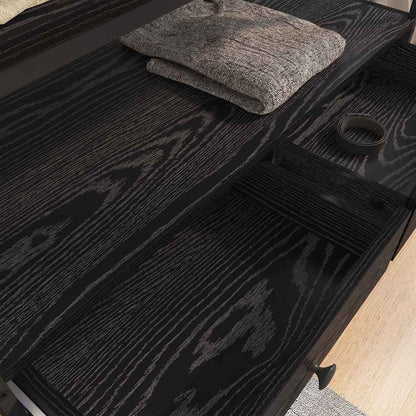 Wardrobe Black oak 89 x 39 x 184.5 cm Engineered wood