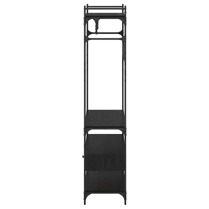 Wardrobe Black oak 89 x 39 x 184.5 cm Engineered wood