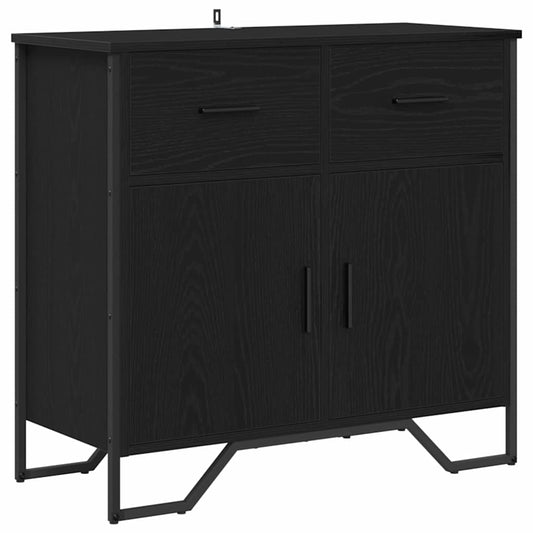 Sideboard Black Oak 79.5 x 35.5 x 74.5 cm