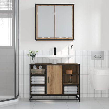 Wall Shelf Artisan Oak 65 x 20 x 60 cm