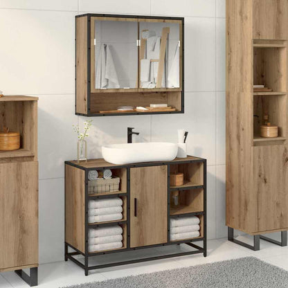 Wall Shelf Artisan Oak 65 x 20 x 60 cm