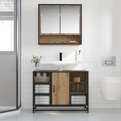 Wall Shelf Artisan Oak 65 x 20 x 60 cm