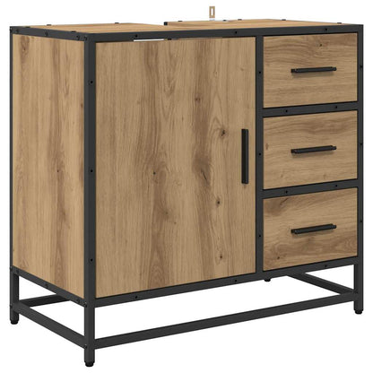 Bathroom Cabinet Artisan Oak 65 x 33 x 60 cm Engineered Wood