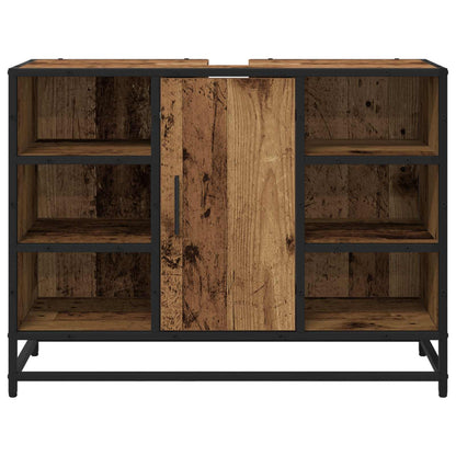 Bathroom Cabinet Old Wood 80 x 33 x 60 cm Engineered Wood