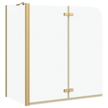 Shower Enclosure Gold 120 x 68 x 130 cm ESG Glass and Aluminium