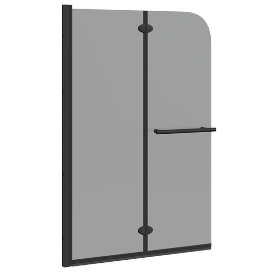 Shower Enclosure Dark Transparent 95 x 140 cm