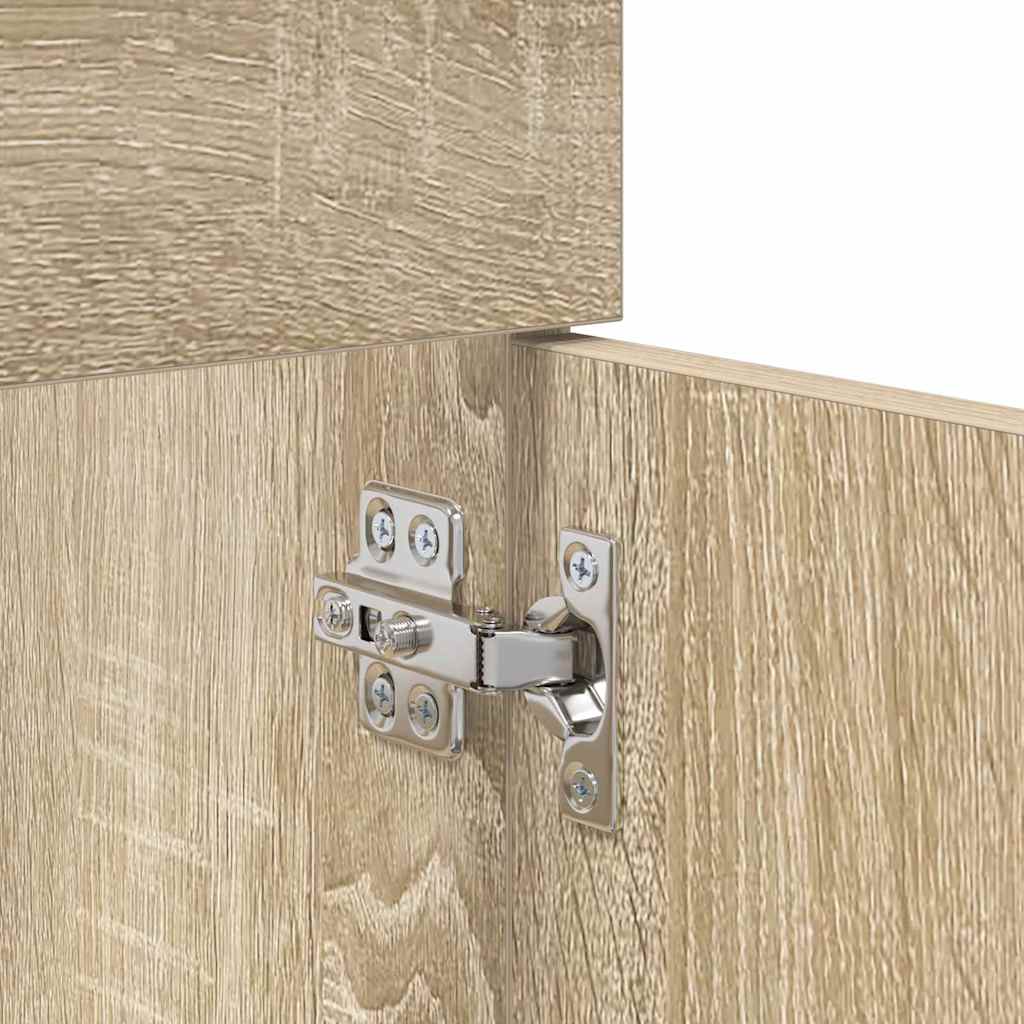 Sink cabinet with Storage with Door Sonoma Oak Engineered Wood