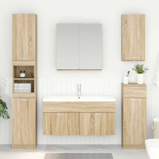 Sink cabinet Sonoma Oak Engineered Wood