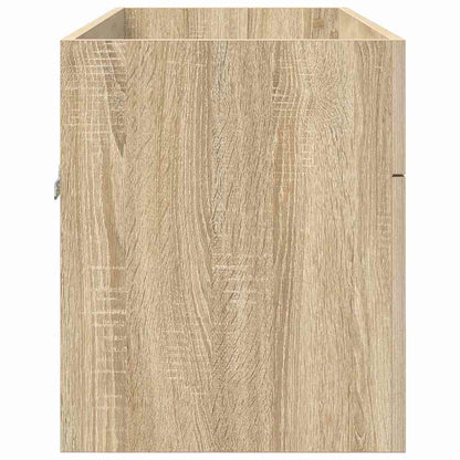 Sink cabinet with Storage with Door Sonoma Oak Engineered Wood