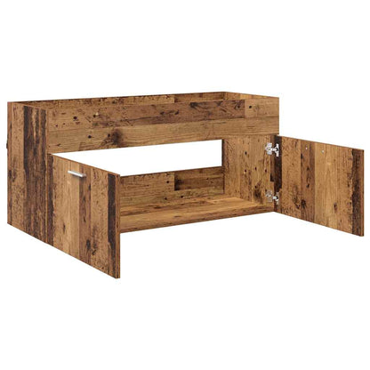 Sink cabinet with Storage with Door Old Wood Engineered Wood
