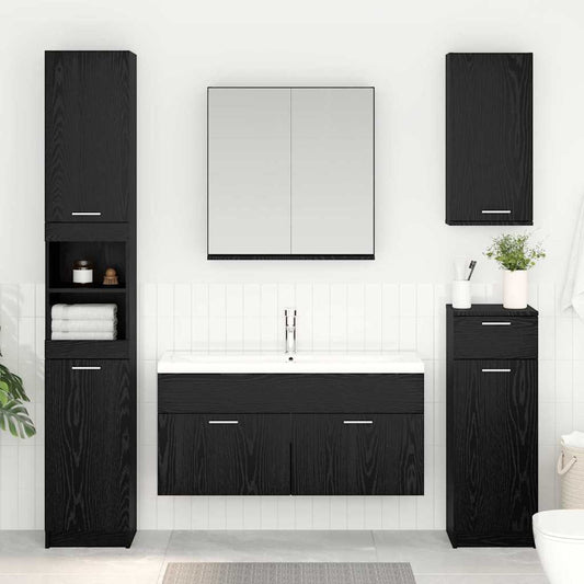 Sink cabinet Black Oak Engineered Wood