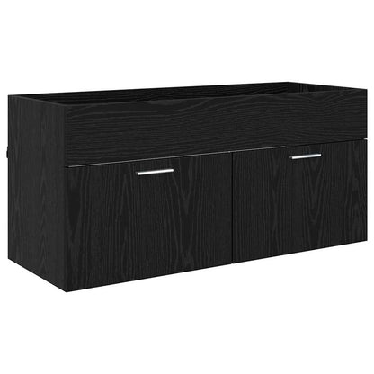 Sink cabinet with Storage with Door Black Oak Engineered Wood