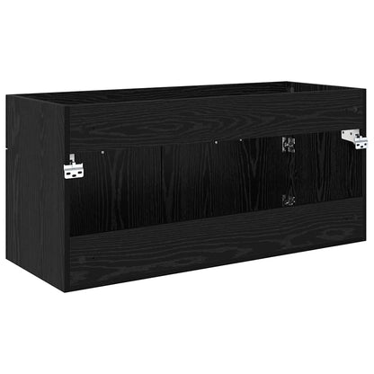 Sink cabinet with Storage with Door Black Oak Engineered Wood
