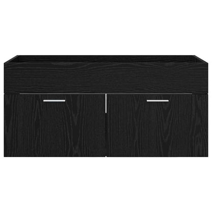 Sink cabinet with Storage with Door Black Oak Engineered Wood
