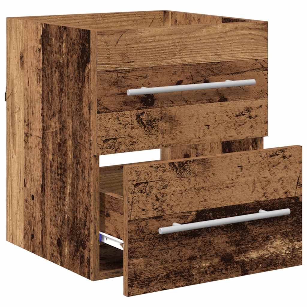 Sink cabinet Old Wood 38.5 x 41 x 48 cm Engineered Wood