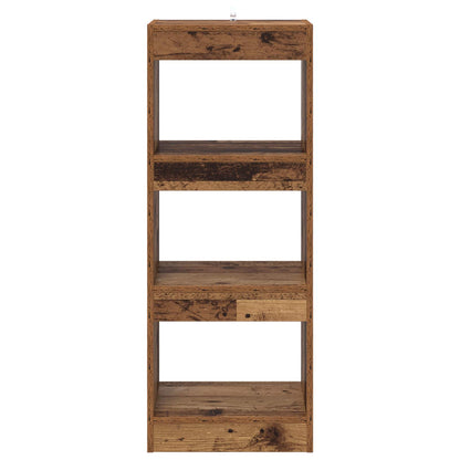 Book Cabinet Old wood 40 x 30 x 103 cm Engineered wood