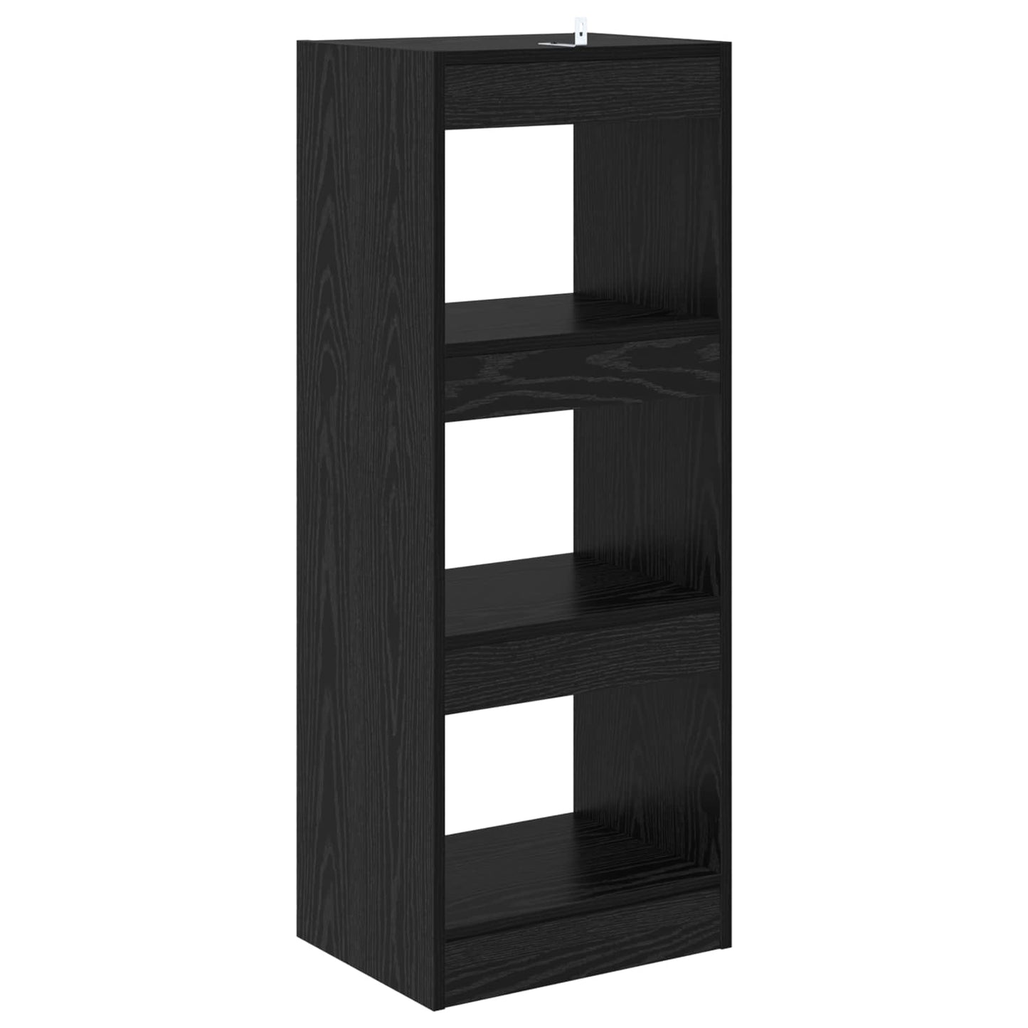 Book Cabinet Black oak 37 x 30 x 103 cm Engineered wood