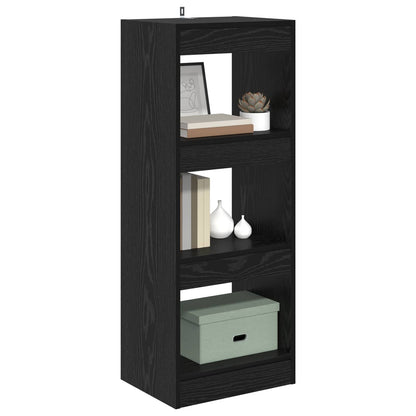 Book Cabinet Black oak 37 x 30 x 103 cm Engineered wood