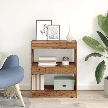 Book Cabinet Old Wood 60 x 30 x 72 cm Engineered Wood