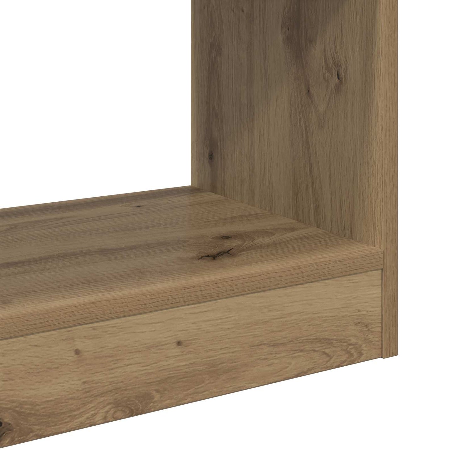 Book Cabinet 2-Tier 60 x 30 x 72 cm Engineered Wood Artisan Oak
