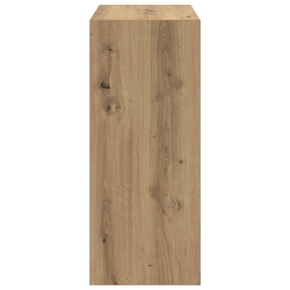 Book Cabinet 2-Tier 60 x 30 x 72 cm Engineered Wood Artisan Oak
