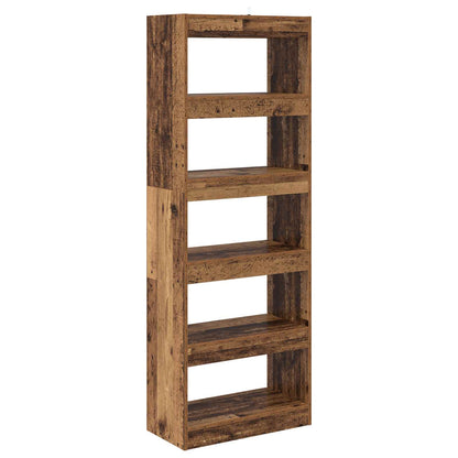 Book Cabinet Old wood 60 x 30 x 166 cm Engineered wood