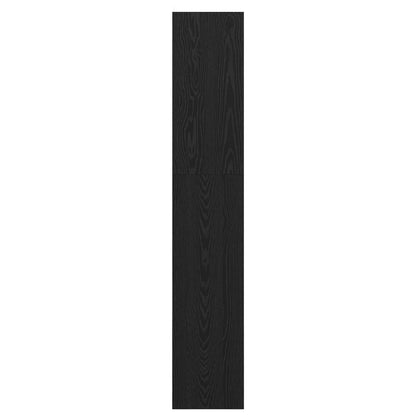 Book Cabinet Black oak 60 x 30 x 166 cm Engineered wood