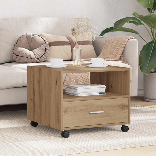 Coffee Table Artisan oak 55 x 55 x 45 cm Engineered wood