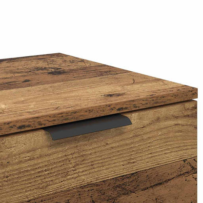 Bed Cabinet 2 pcs Old Wood 40 x 39 x 40cm Engineered Wood