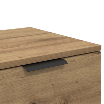 Bed Cabinet 2 pcs Artisan Oak 40 x 39 x 40cm Engineered Wood
