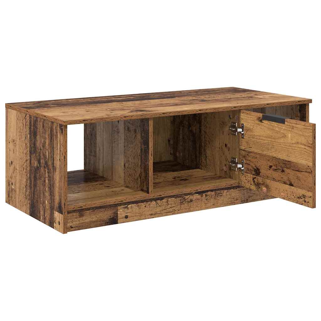 Coffee Table Old Wood 102 x 50 x 36cm Engineered Wood