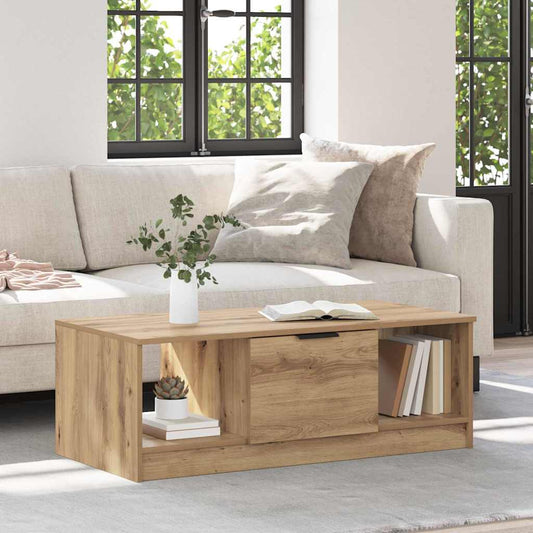 Coffee Table Artisan oak 100 x 50 x 36 cm Engineered wood