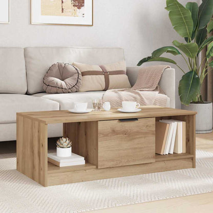 Coffee Table Artisan oak 100 x 50 x 36 cm Engineered wood