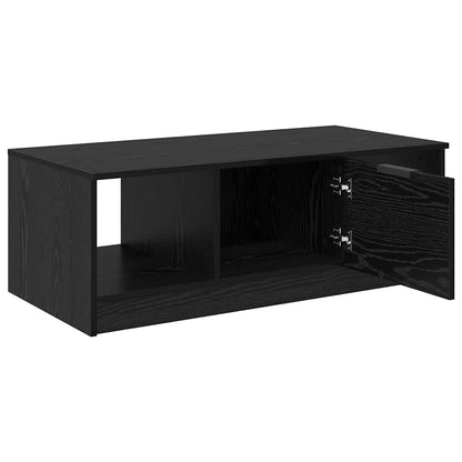 Coffee Table Black Oak 102 x 50 x 36cm Engineered Wood