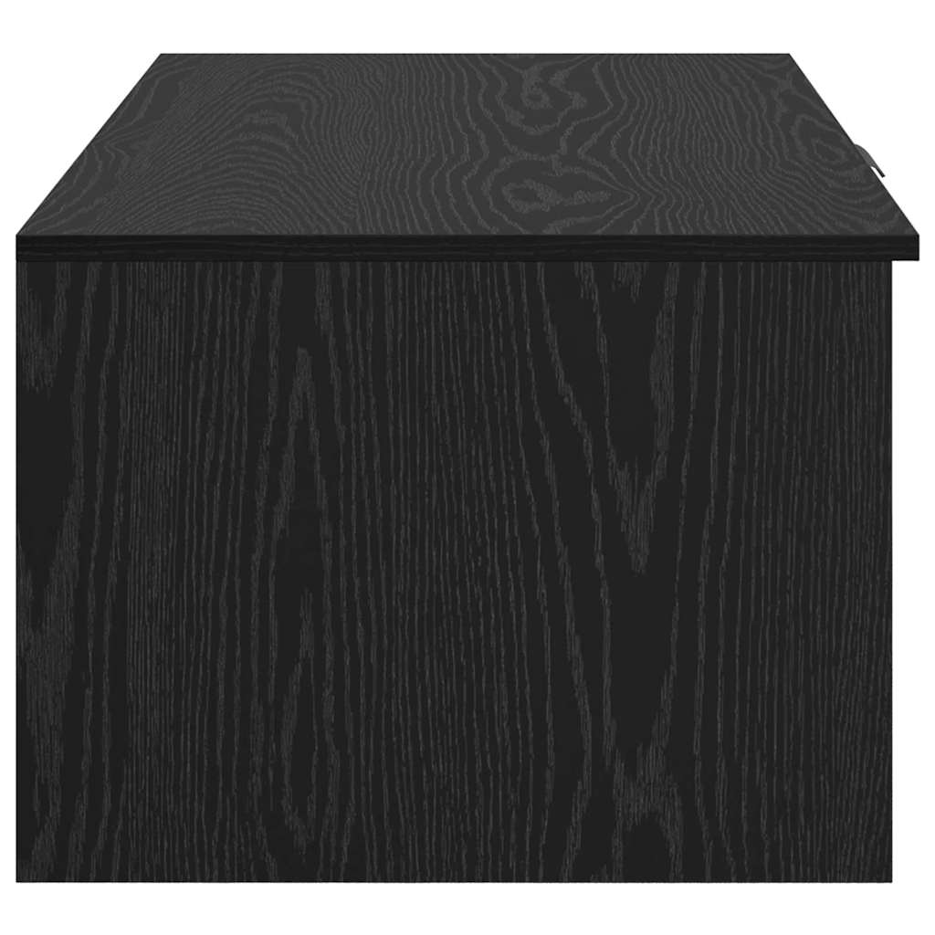 Coffee Table Black Oak 102 x 50 x 36cm Engineered Wood