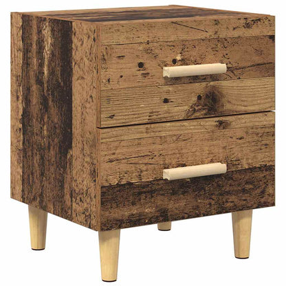 Bed Cabinet 2 pcs Old Wood 40 x 35 x 47.5cm Engineered Wood
