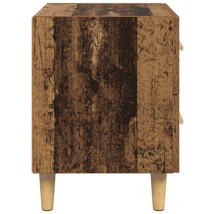Bed Cabinet 2 pcs Old Wood 40 x 35 x 47.5cm Engineered Wood