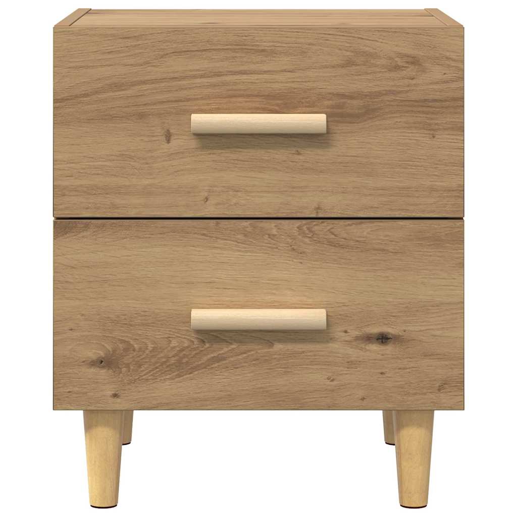 Bed Cabinet 2 pcs Artisan Oak 40 x 35 x 47.5cm Engineered Wood