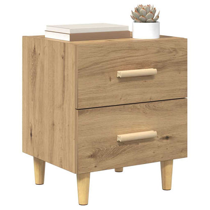 Bed Cabinet 2 pcs Artisan Oak 40 x 35 x 47.5cm Engineered Wood