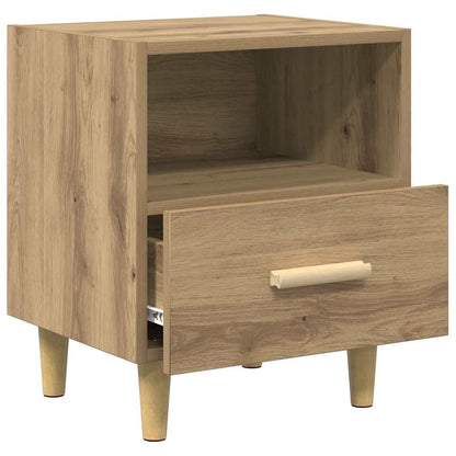 Bedside Cabinet with Drawer 2 pcs Artisan Oak 40 x 35 x 47 cm