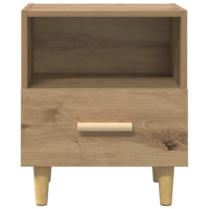 Bedside Cabinet with Drawer 2 pcs Artisan Oak 40 x 35 x 47 cm