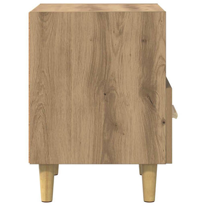 Bedside Cabinet with Drawer 2 pcs Artisan Oak 40 x 35 x 47 cm