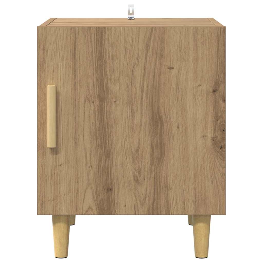 Bedside Cabinet Wall-mounted 2 pcs Artisan Oak 40 x 40 x 50 cm