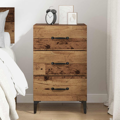 Bedside Cabinet Old Wood 40 x 40.5 x 66 cm Engineered Wood