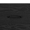 Bedside Cabinet Black oak 40 x 40 x 66 cm Engineered wood