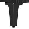 Bedside Cabinet Black oak 40 x 40 x 66 cm Engineered wood
