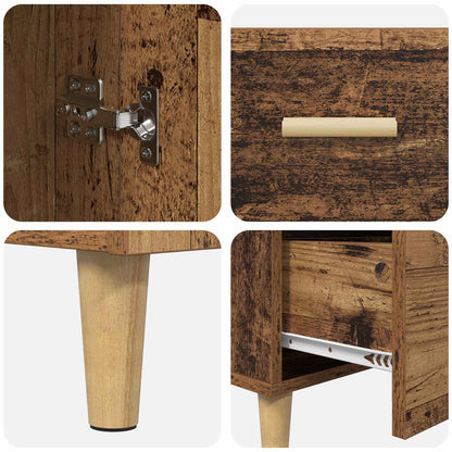 Sideboard Old wood 34 x 69.5 x 90 cm Engineered wood
