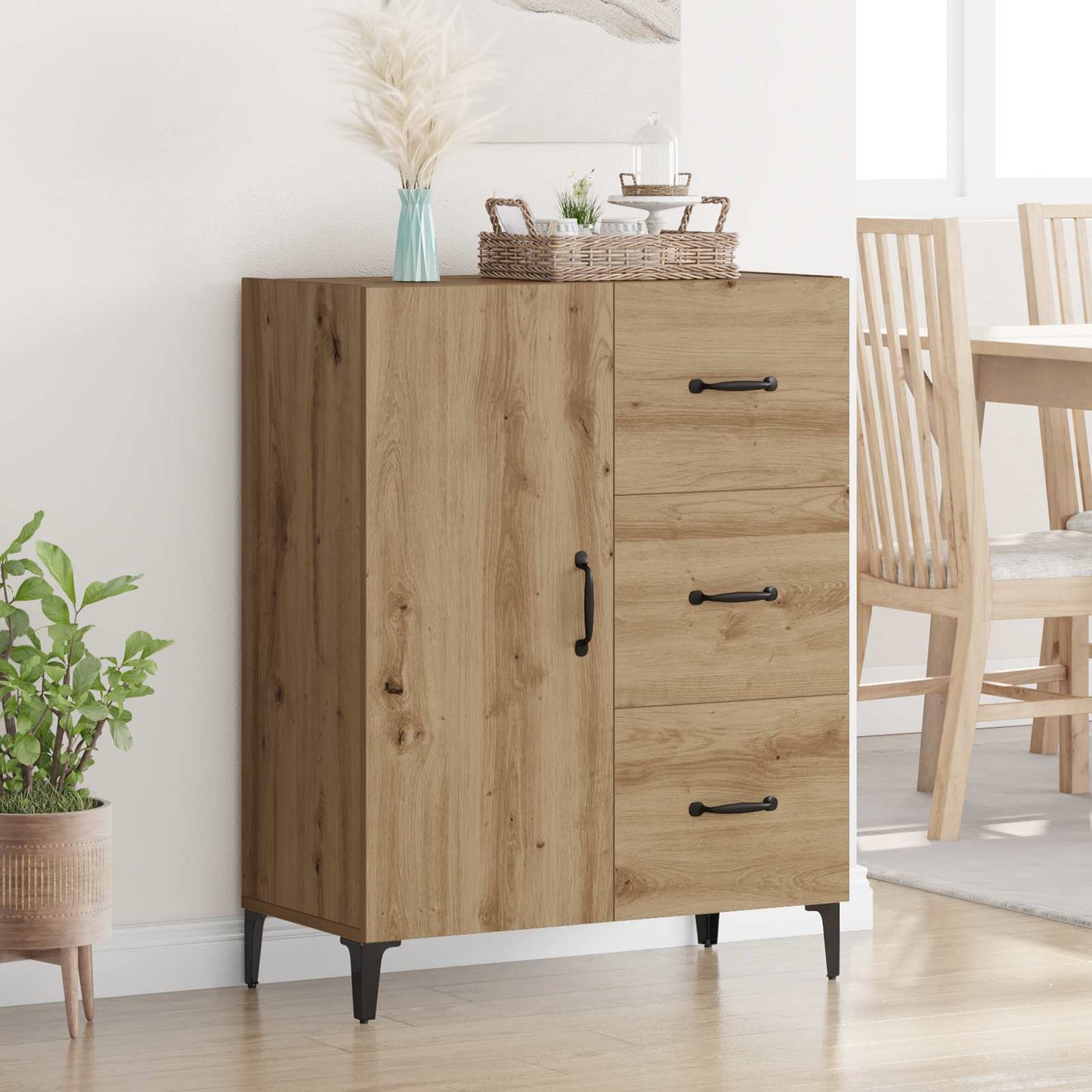 Sideboard Artisan Oak 69.5 x 34 x 90 cm Engineered Wood