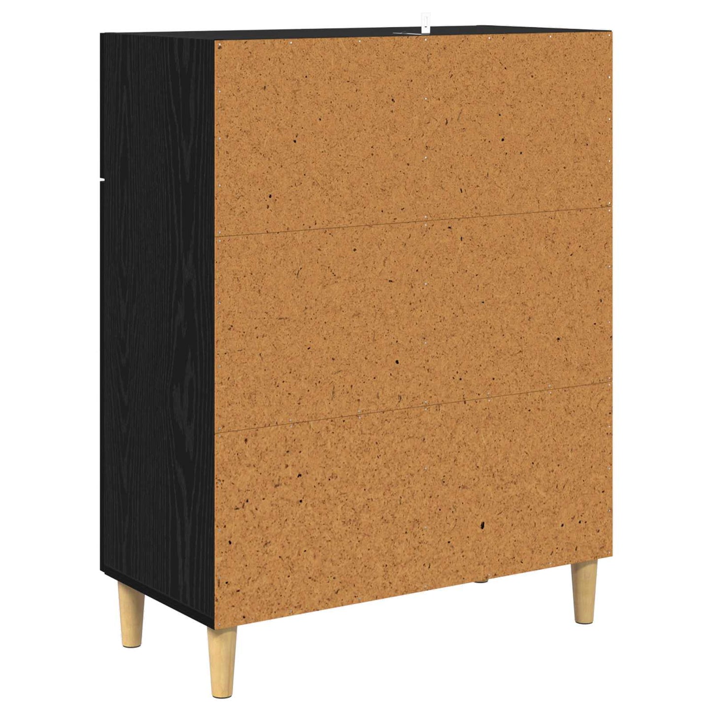 Sideboard Black oak 34 x 69.5 x 89 cm Engineered wood
